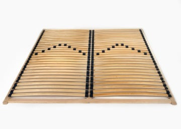 Double Wooden 160 x 200 cm Bed Slat Base with 56 Slats