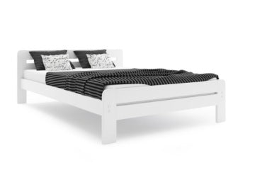 Dallas Wooden 160 x 200 cm Bedroom Bed with Mattresses