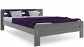 Dallas Graphite 120 x 200 cm Bed with Slat Base and Mattress