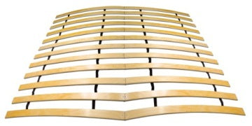 120 x 200 cm Bed Slat Base with 24 Wooden Slats