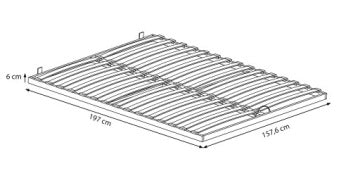 Premium 160 x 200 cm Bed Slat Insert for Mattress Support