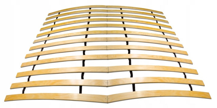 120 x 200 cm Bed Slat Base with 24 Wooden Slats
